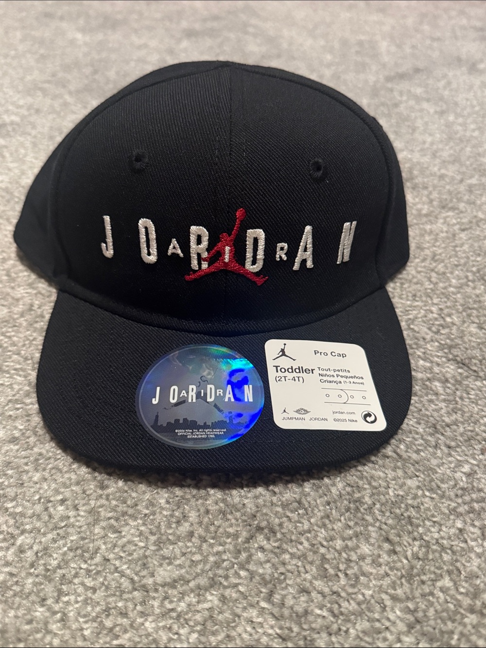 Toddlers Jordan hat NWT